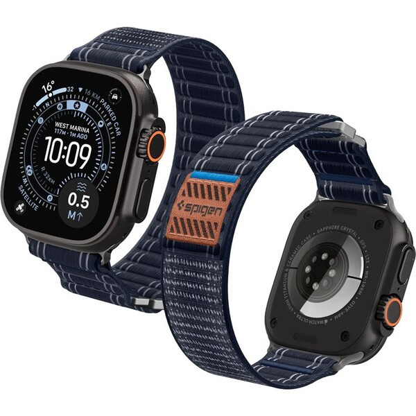 Spigen Řemínek na Apple Watch 44mm / 45mm / 46mm / 49mm - Spigen, WBF0 Navy