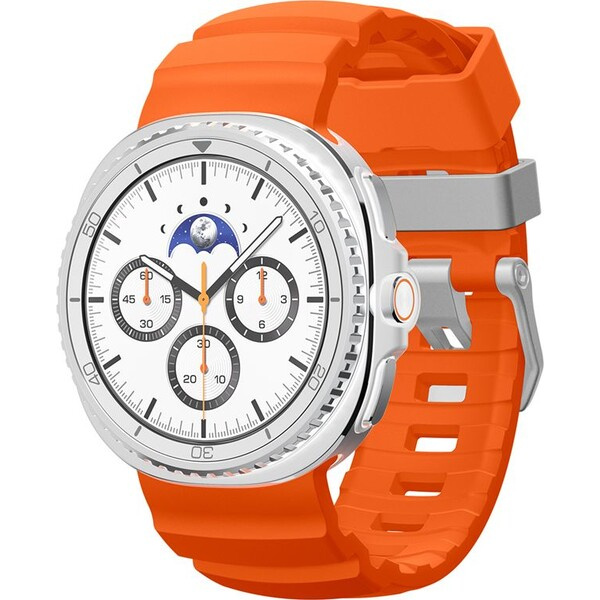 Spigen Silicone Band řemínek Samsung Galaxy Watch8/Classic 46mm/44mm/40mm oranžový