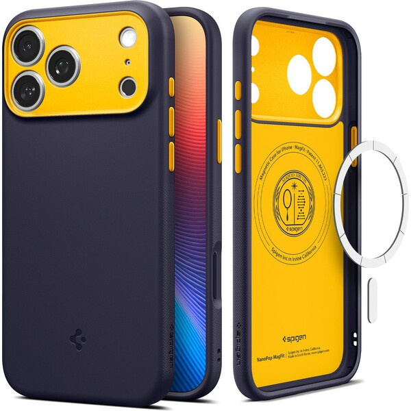 Spigen Nano Pop MagSafe kryt iPhone 17 Pro Max blueberry navy