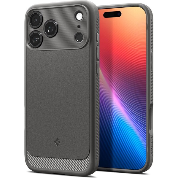 Spigen Rugged Armor MagSafe kryt iPhone 17 Pro Max gray