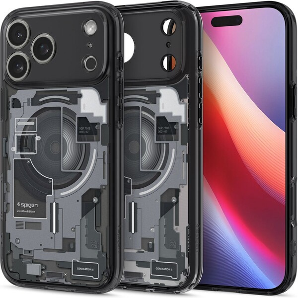 Spigen Ultra Hybrid MagSafe kryt iPhone 17 Pro Max zero one black