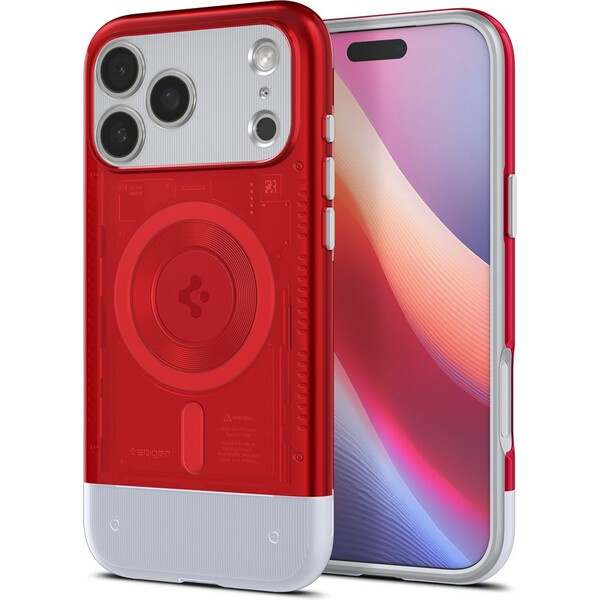 Spigen Classic C1 MagSafe kryt iPhone 17 Pro Max ruby