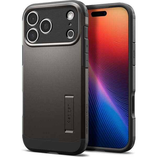 Spigen Tough Armor T MagSafe kryt iPhone 17 Pro Max gunmetal