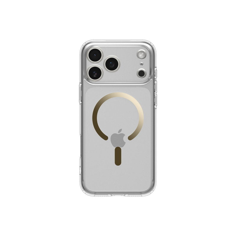 Spigen Ultra Hybrid MagSafe kryt iPhone 17 Pro clear gold