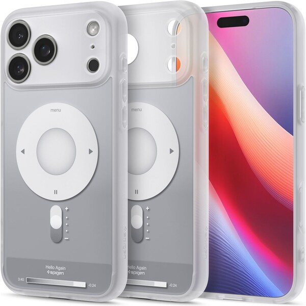 Spigen Ultra Hybrid MagSafe kryt iPhone 17 Pro classic silver