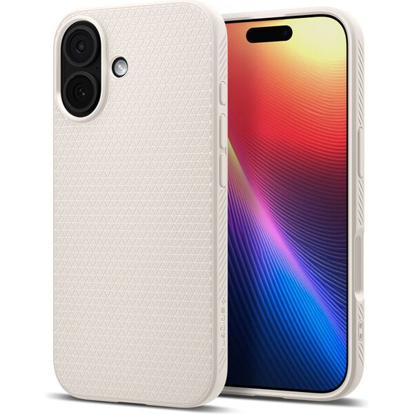 Spigen Liquid Air kryt iPhone 17 natural titanium