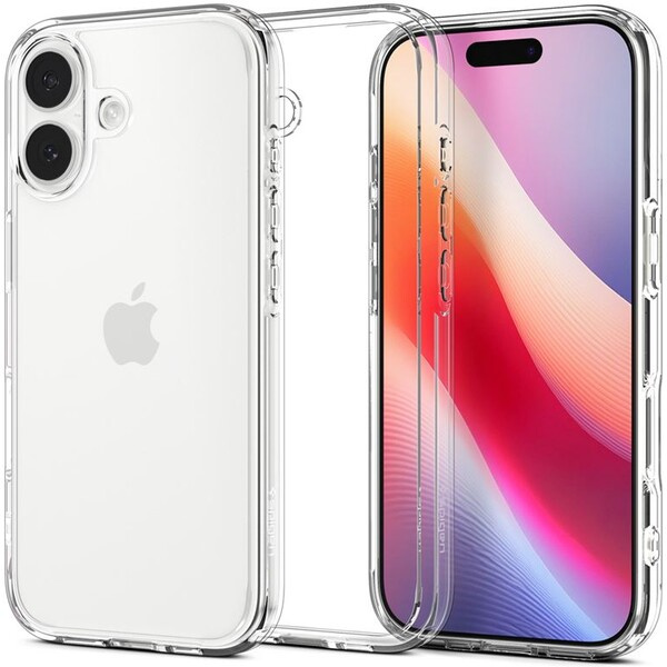 Spigen Ultra Hybrid kryt iPhone 17 crystal clear