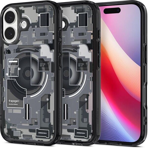Spigen Ultra Hybrid MagSafe kryt iPhone 17 zero one black