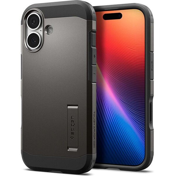 Spigen Tough Armor T MagSafe kryt iPhone 17 gunmetal