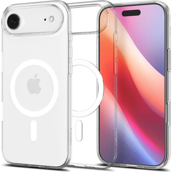 Spigen Liquid Crystal MagSafe kryt iPhone Air clear white