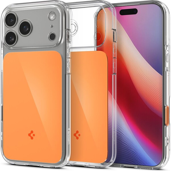 Spigen Ultra Hybrid T MagSafe kryt iPhone 17 Pro glossy orange