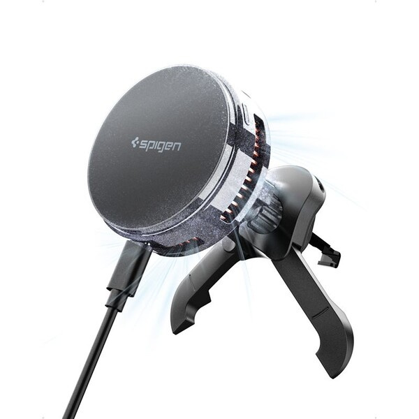 Spigen Essential MagSafe Peltier 25W držák s chlazením (EV25MFAQ) černý