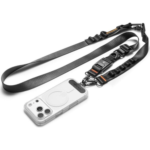 Spigen Universal Crossbody Lanyard Strap DA30M univerzální popruh černý