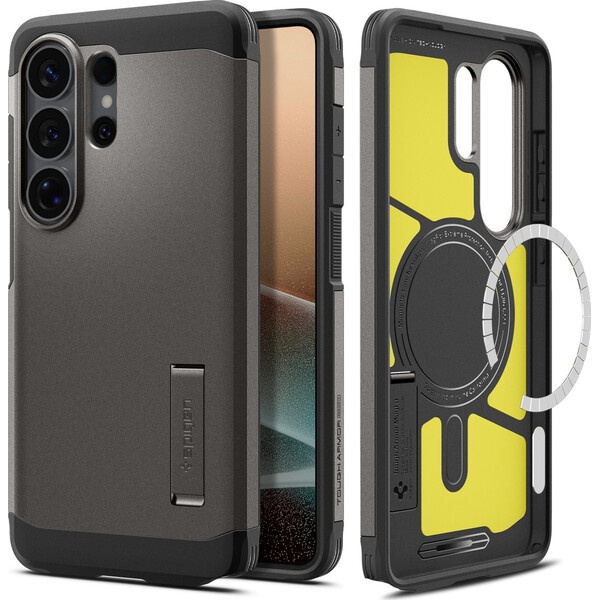 Spigen Tough Armor MagSafe kryt Samsung Galaxy S26 Ultra tmavě šedý
