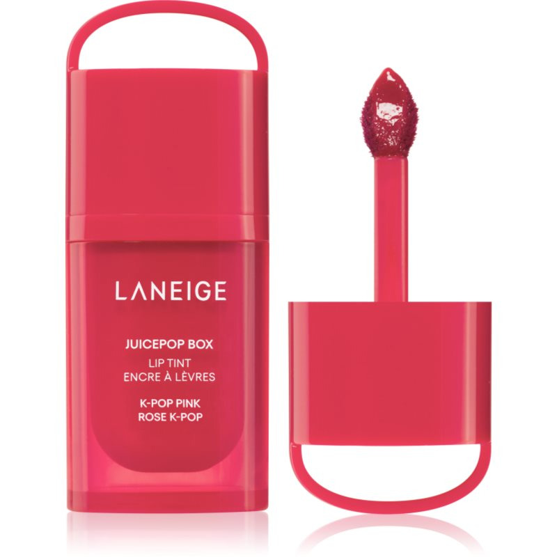 LANEIGE JuicePop Box Lip Tint dlouhotrvající lesk na rty s hydratačním účinkem odstín K-Pop Pink 4.5 g