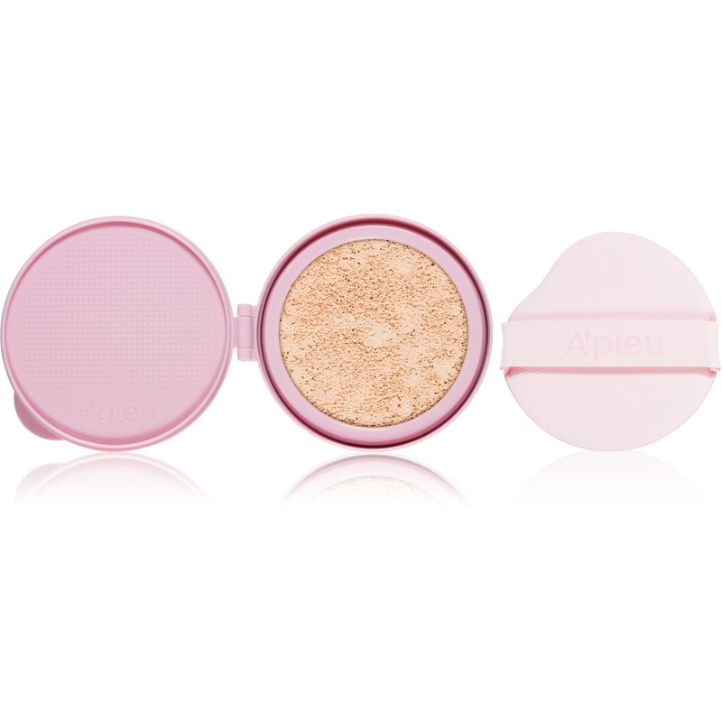 A’pieu Waterlock Comfort Veil Cushion dlouhotrvající make-up v houbičce – náhradní náplň odstín 19 Pure 15 g