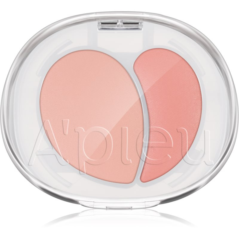 A’pieu Mood Blending Jelly Cheek Balm duo tvářenka pro dokonalý vzhled odstín 01 Peach Coral Balm 6 g