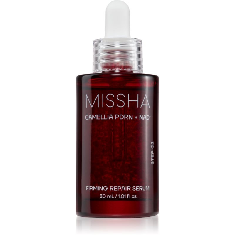 Missha Camellia PDRN NAD+ Firming Repair Serum regenerační pleťové sérum se zpevňujícím účinkem 30 ml