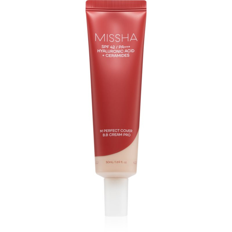Missha M Perfect Cover BB Cream Pro hydratační BB krém s vysokou UV ochranou odstín #17 50 ml