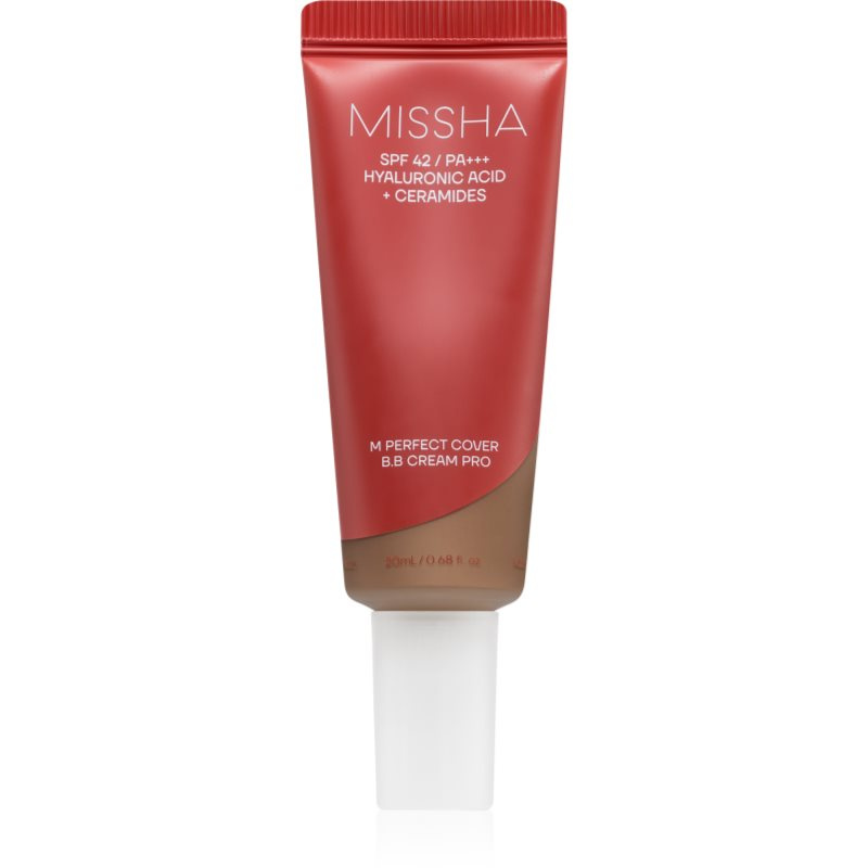 Missha M Perfect Cover BB Cream Pro hydratační BB krém s vysokou UV ochranou odstín 20 ml