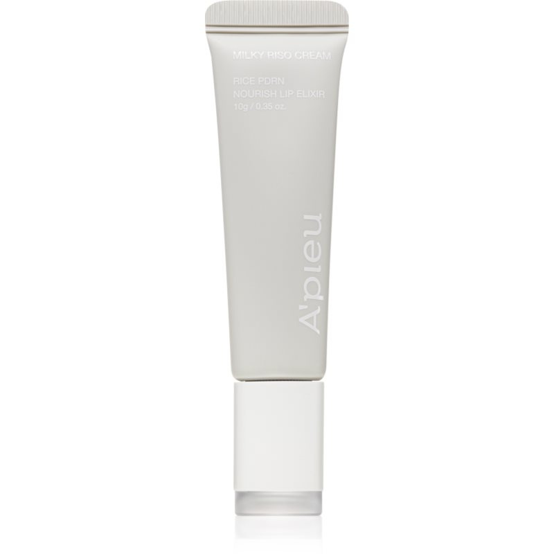A’pieu Rice PDRN Nourish Lip Elixir tónovací balzám na rty s vyživujícím účinkem odstín 01 Milky Riso Cream 10 g