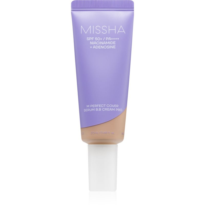 Missha M Perfect Cover Serum BB Cream Pro BB krém pro bezchybný a sjednocený vzhled pleti SPF 50+ odstín #33 20 ml