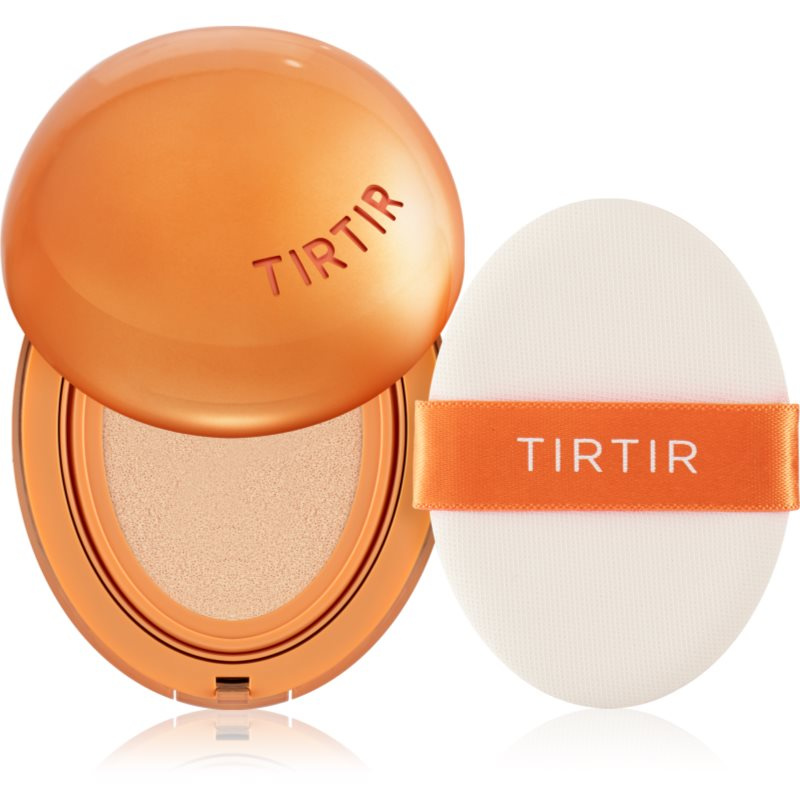 TIRTIR Mask Fit AI Fliter Cushion dlouhotrvající make-up v houbičce s matným efektem odstín 23N Sand 18 g