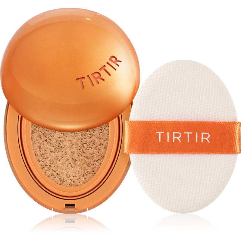 TIRTIR Mask Fit AI Fliter Cushion dlouhotrvající make-up v houbičce s matným efektem odstín 24N Latte 18 g