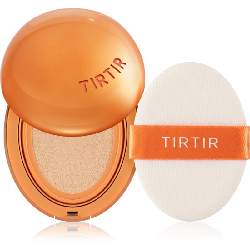 TIRTIR Mask Fit AI Fliter Cushion (mini) dlouhotrvající make-up v houbičce s matným efektem odstín 24N Latte 4.5 g