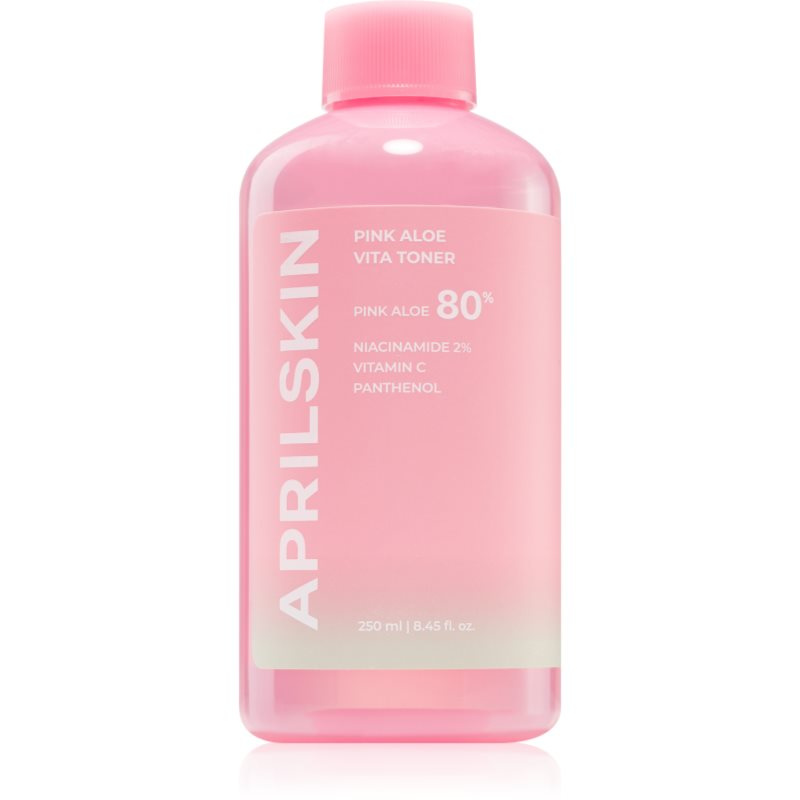 APRILSKIN Pink Aloe Vita Toner hydratační tonikum pro posílení kožní bariéry 250 ml