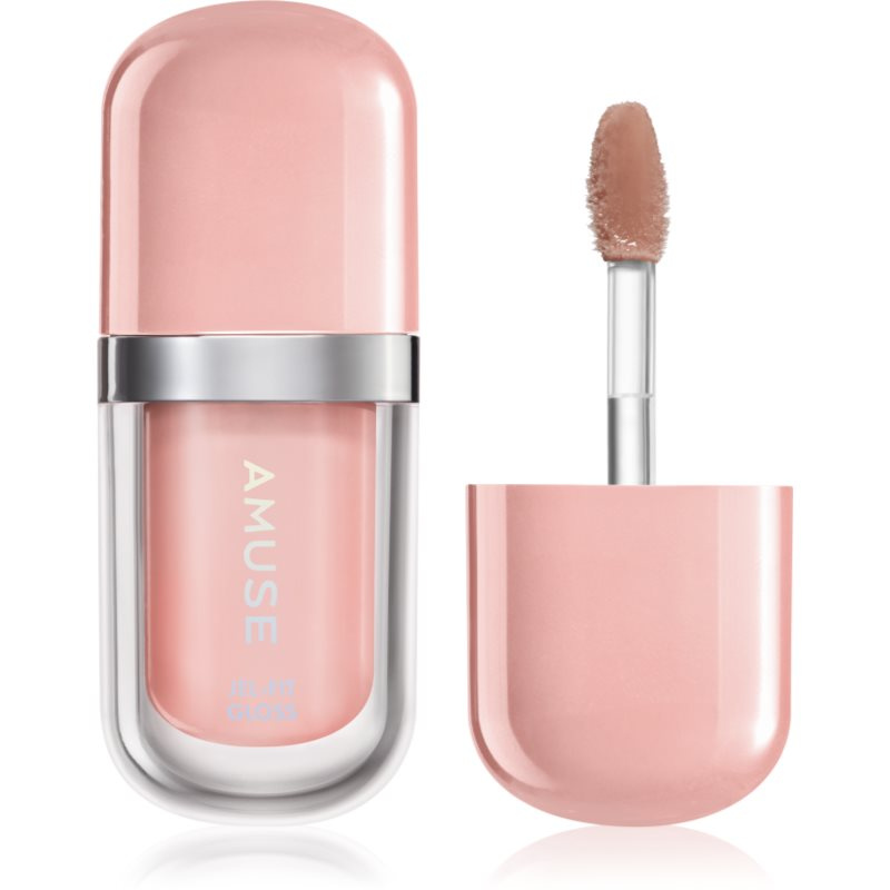 AMUSE Jel-Fit Gloss hydratační lesk na rty se zvětšujícím efektem odstín Oat Vanilla 3.8 g