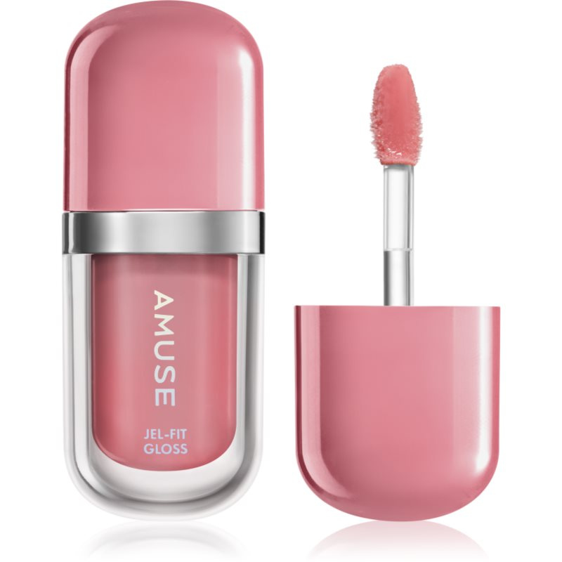 AMUSE Jel-Fit Gloss hydratační lesk na rty se zvětšujícím efektem odstín NuRose 3.8 g