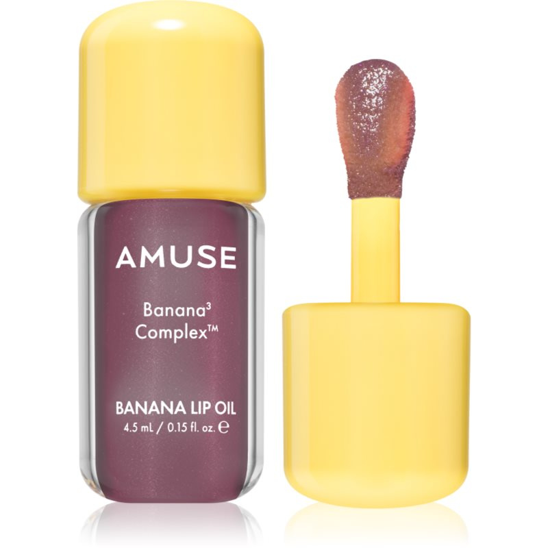 AMUSE Banana Lip Oil banánový olej na rty odstín 06 Rose Sorbet 4.5 ml
