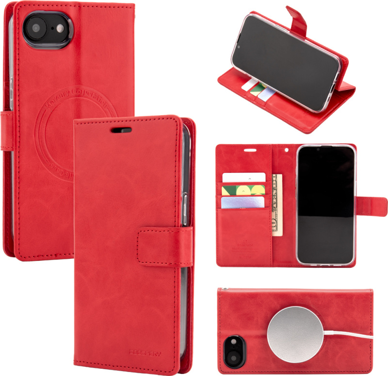 Mercury Ochranné pouzdro na iPhone 16e - Mercury, Bluemoon MagSafe Red