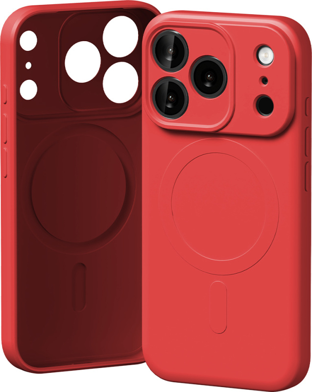 Mercury Ochranný kryt na iPhone 17 Pro - Mercury, SemiSilicon MagSafe Red