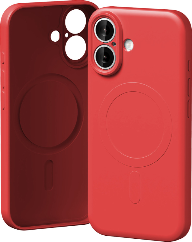 Mercury Ochranný kryt na iPhone 17 - Mercury, SemiSilicon MagSafe Red