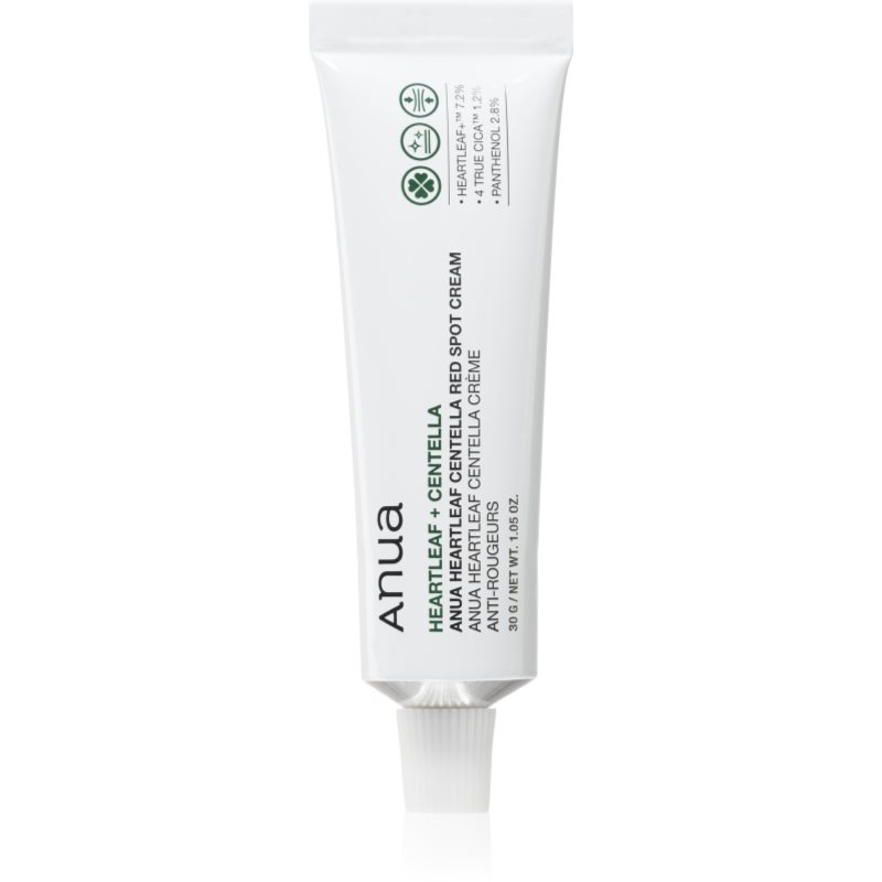 Anua Heartleaf Centella Red Spot Cream lehký hydratační krém se zklidňujícím účinkem 30 g