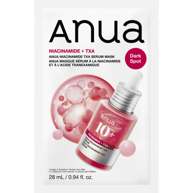 Anua Niacinamide TXA Serum Mask rozjasňující plátýnková maska proti pigmentovým skvrnám 28 ml