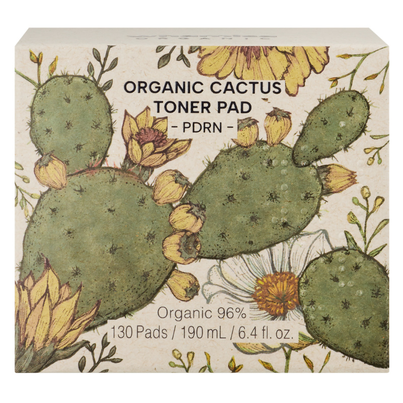 Whamisa Organic Toner Pad PDRN Cactus 130ks
