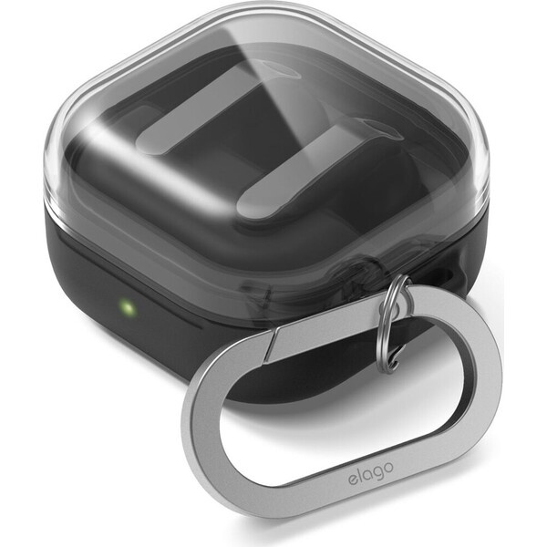 ELAGO Duo Clear pouzdro Samsung Galaxy Buds4/Buds4 Pro černé