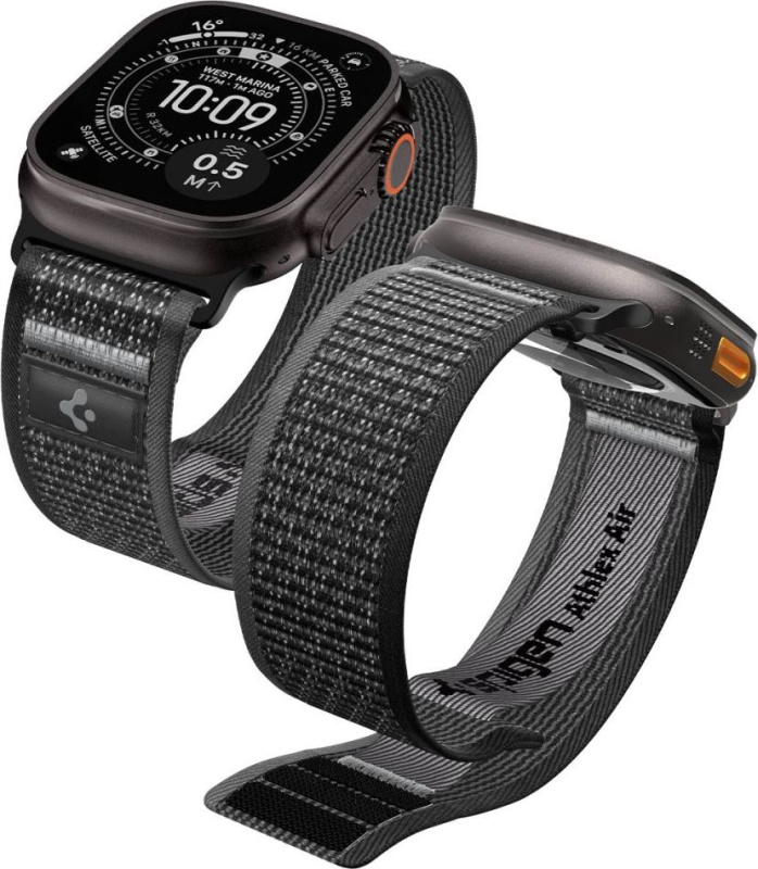 Spigen Řemínek na Apple Watch 44mm / 45mm / 46mm / 49mm - Spigen, Athlex Air 2 Active Gray
