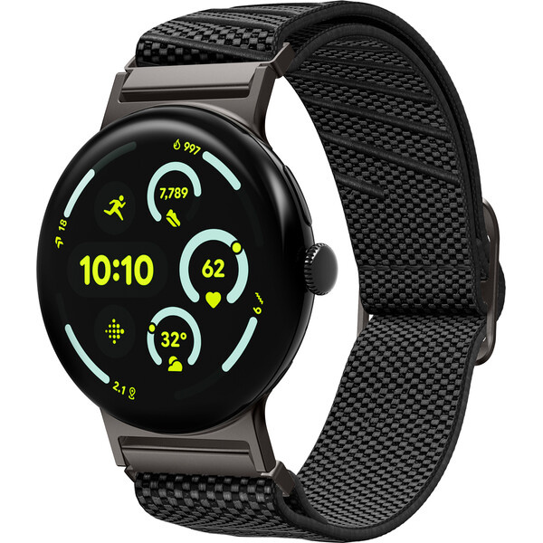 Spigen Lite Fit X V2 řemínek Google Pixel Watch 4/3/2/1 41mm černý