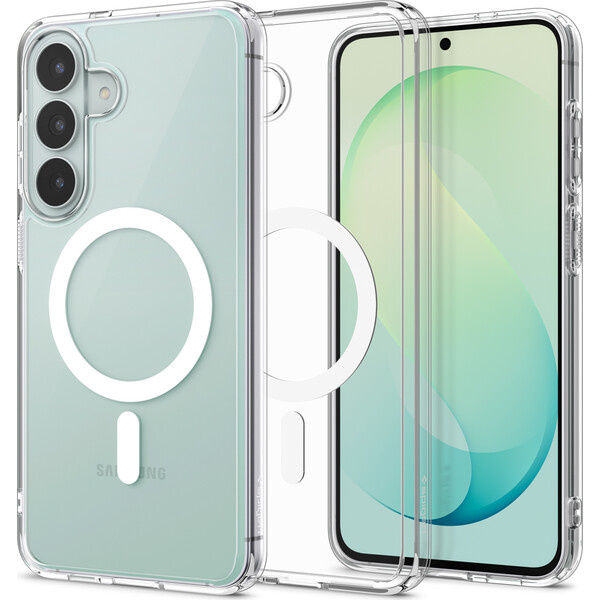 Spigen Ultra Hybrid MagSafe kryt Samsung Galaxy S26 FE clear/white