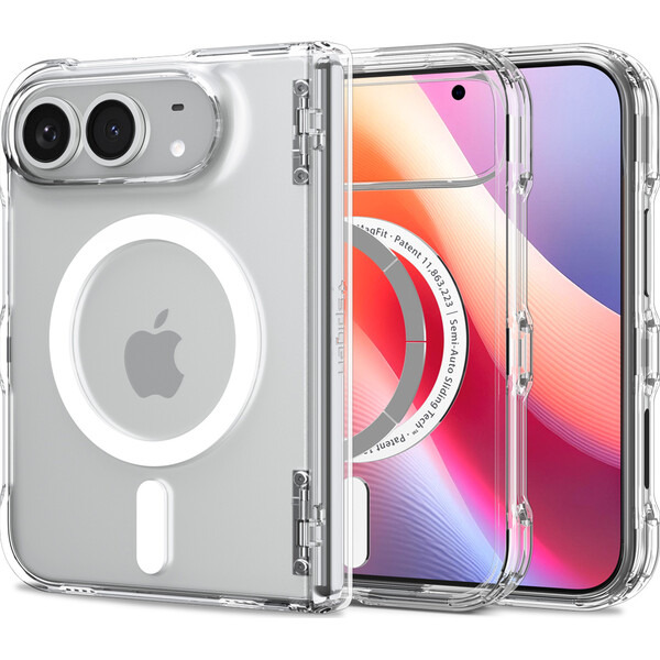 Spigen Ultra Hybrid Pro MagSafe kryt iPhone Duo clear white