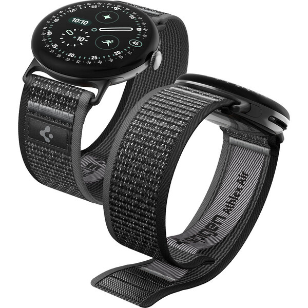 Spigen Athlex Air Active řemínek Google Pixel Watch 5/4/3 41mm/2/1 black/grey