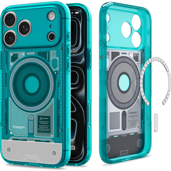 Spigen Ultra Hybrid MagSafe kryt iPhone 18 Pro/17 Pro c-one bondi blue