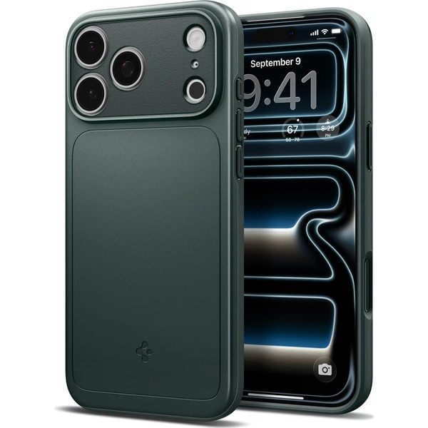 Spigen Thin Fit MagSafe kryt iPhone 18 Pro Max/17 Pro Max abyss green