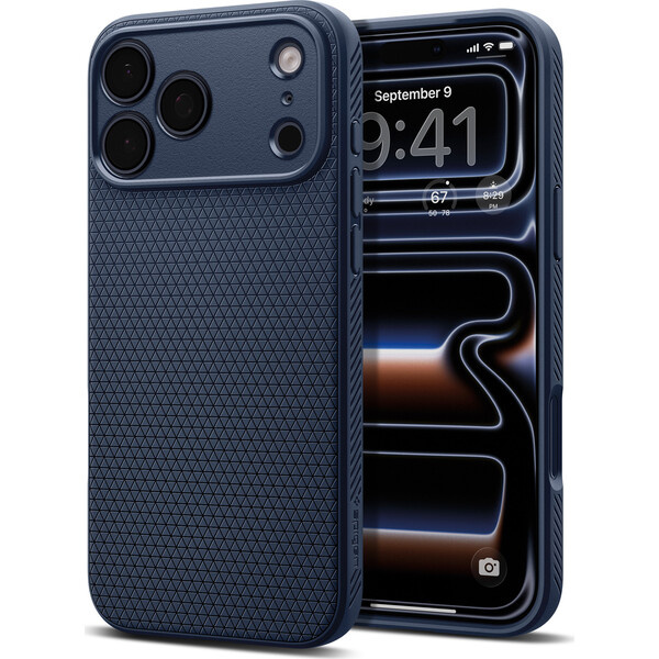 Spigen Liquid Air kryt iPhone 18 Pro Max/17 Pro Max navy blue