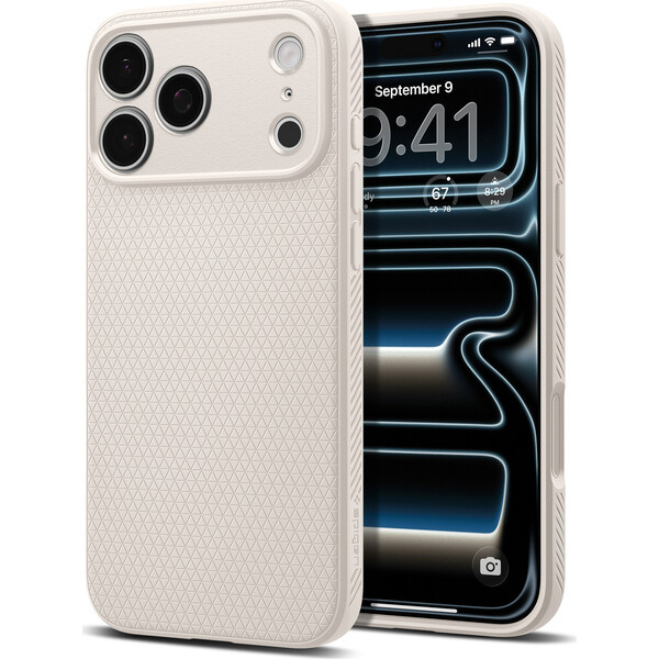 Spigen Liquid Air kryt iPhone 18 Pro Max/17 Pro Max natural titanium