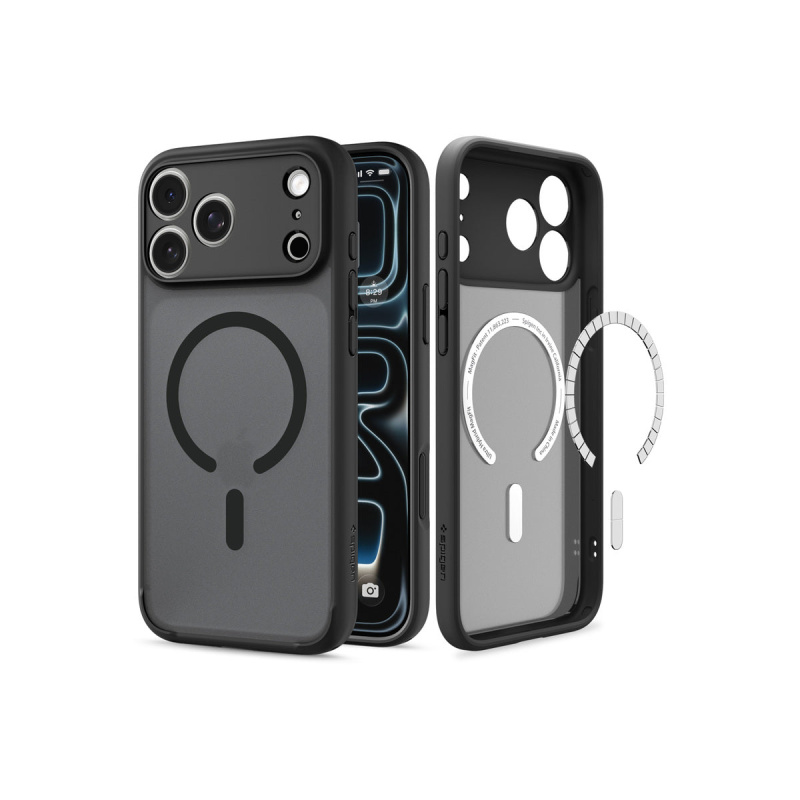 Spigen Ultra Hybrid MagSafe kryt iPhone 18 Pro Max/17 Pro Max frost black